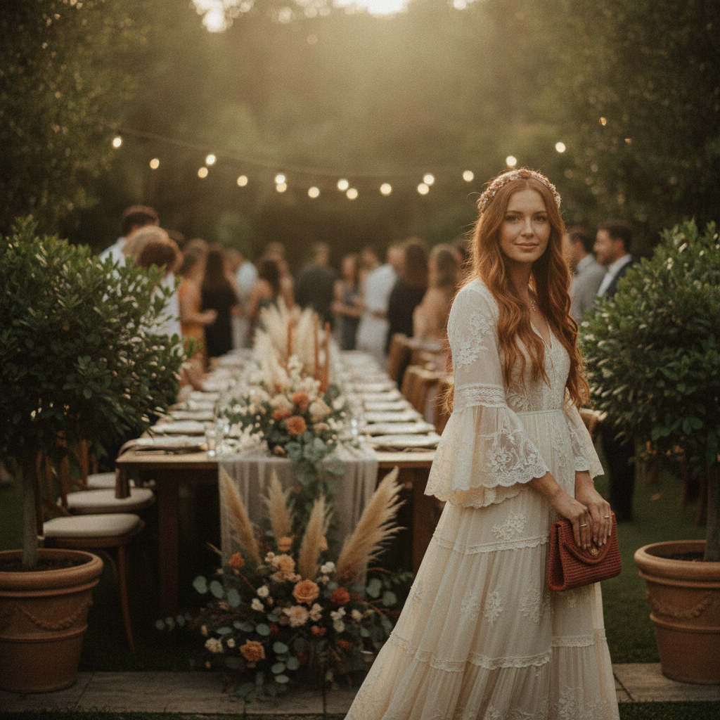 Boho Wedding Guest Outfits: Reading the Dress Code Without Losing Your Style