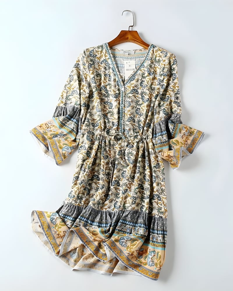 Flowy Ruffle Dress