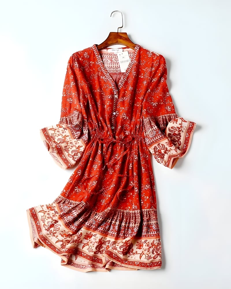 Flowy Ruffle Dress