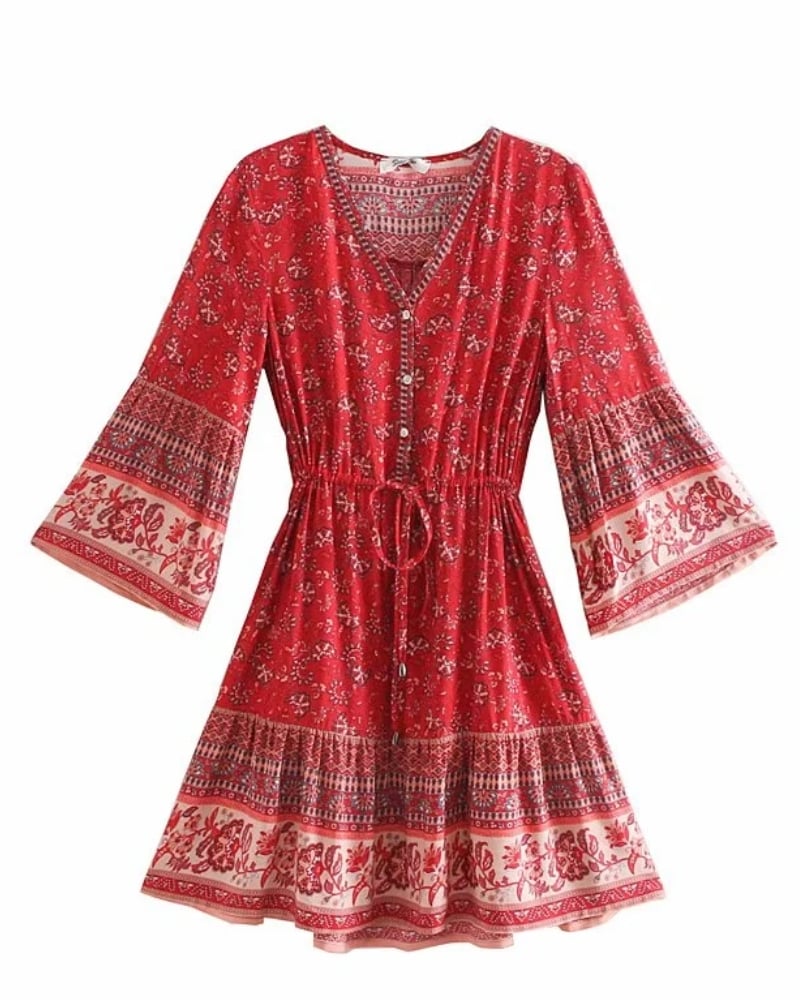 Flowy Ruffle Dress