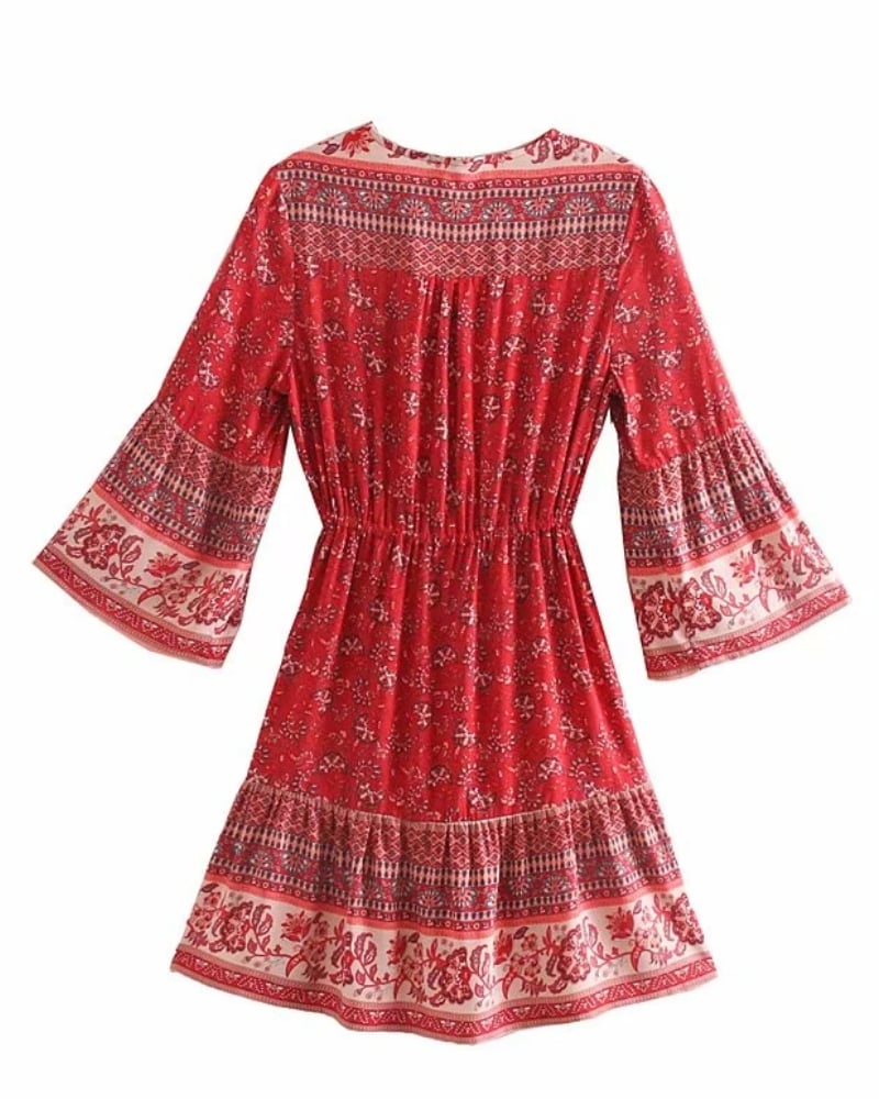 Flowy Ruffle Dress