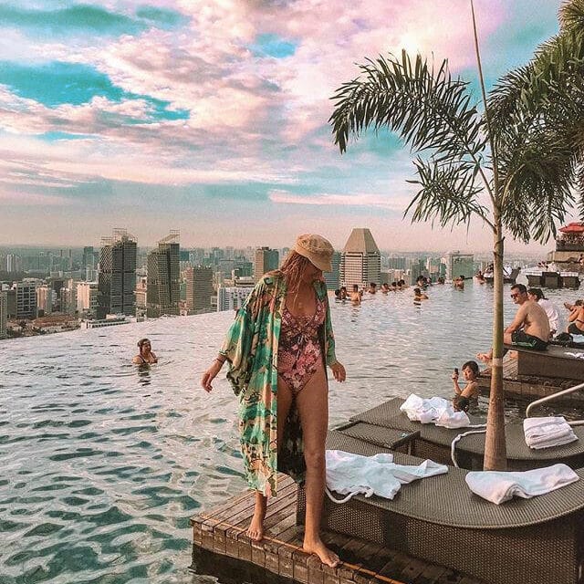 Pink and Green Kimono