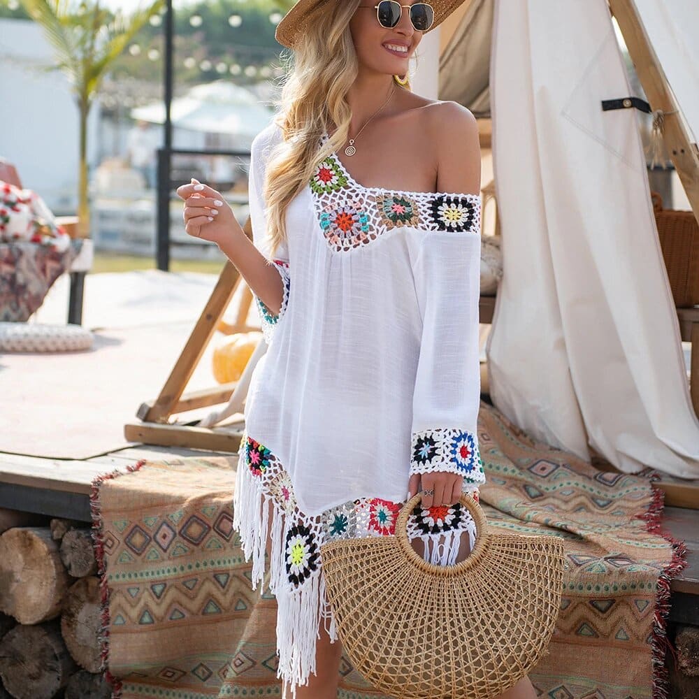 Cotton Crochet Dress