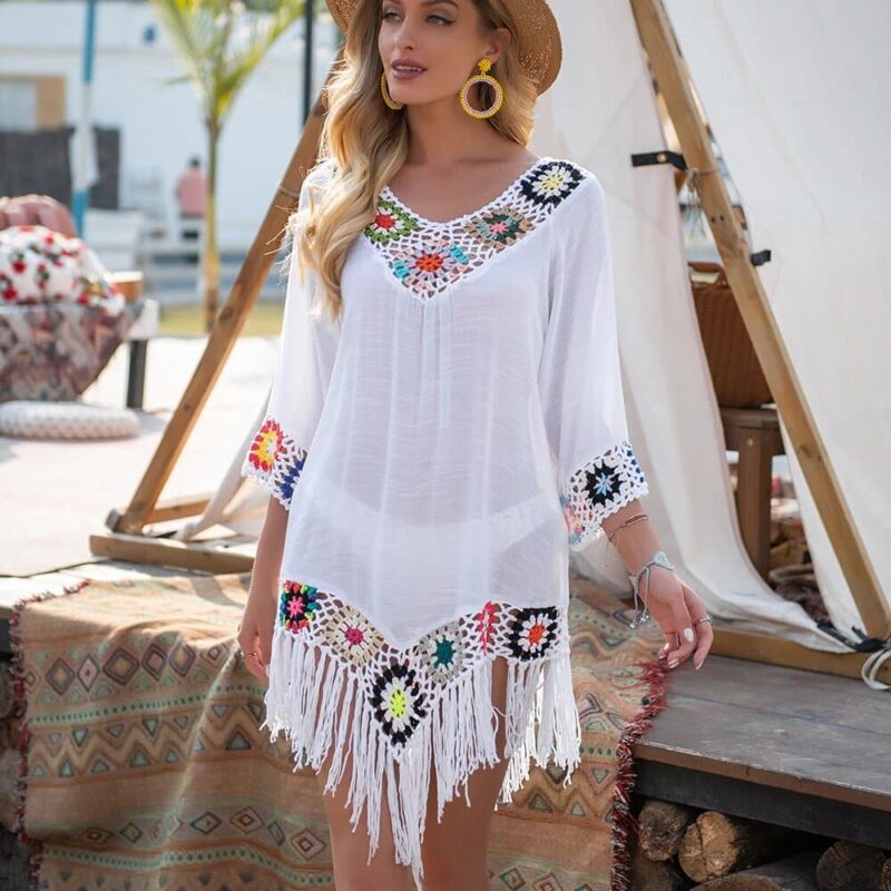 Cotton Crochet Dress