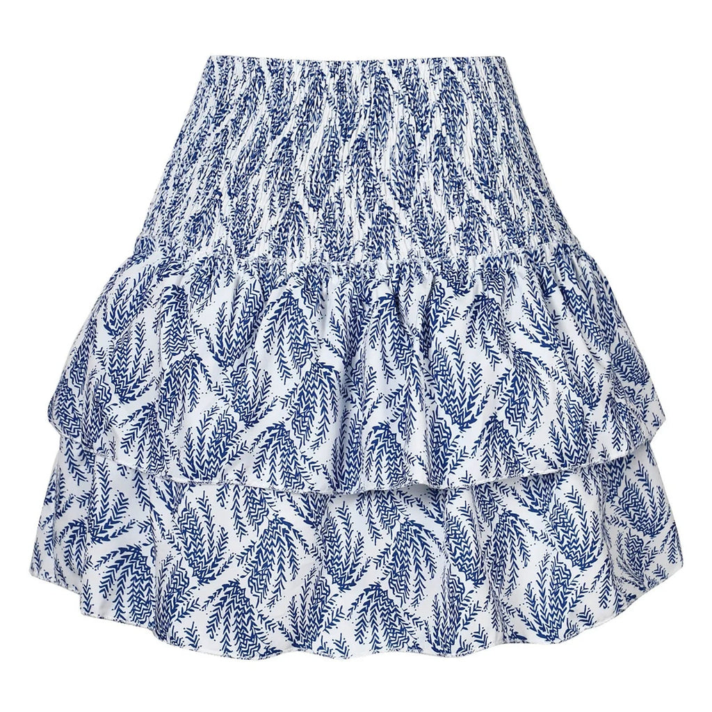 White Boho Peasant Skirt
