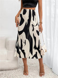 Boho Pleated Midi Skirt