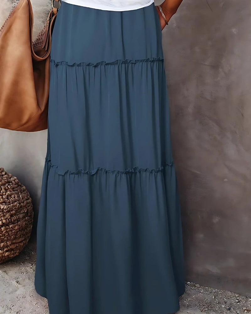Turquoise Boho Skirt