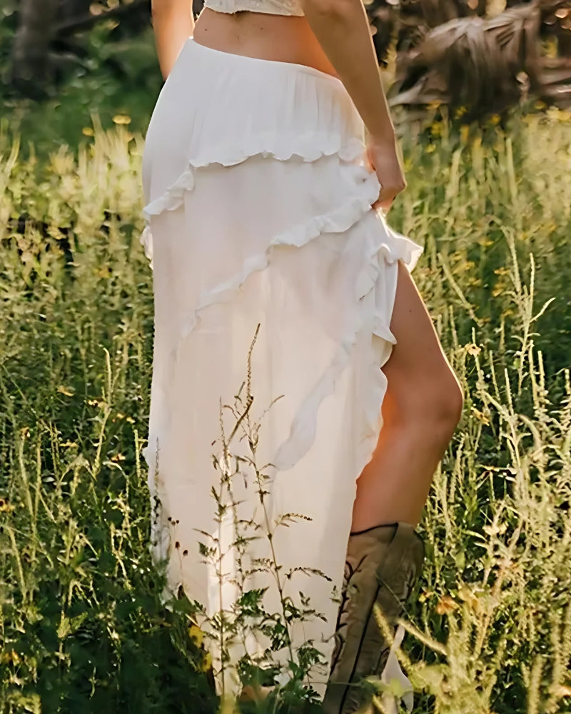 High Low Boho Skirt