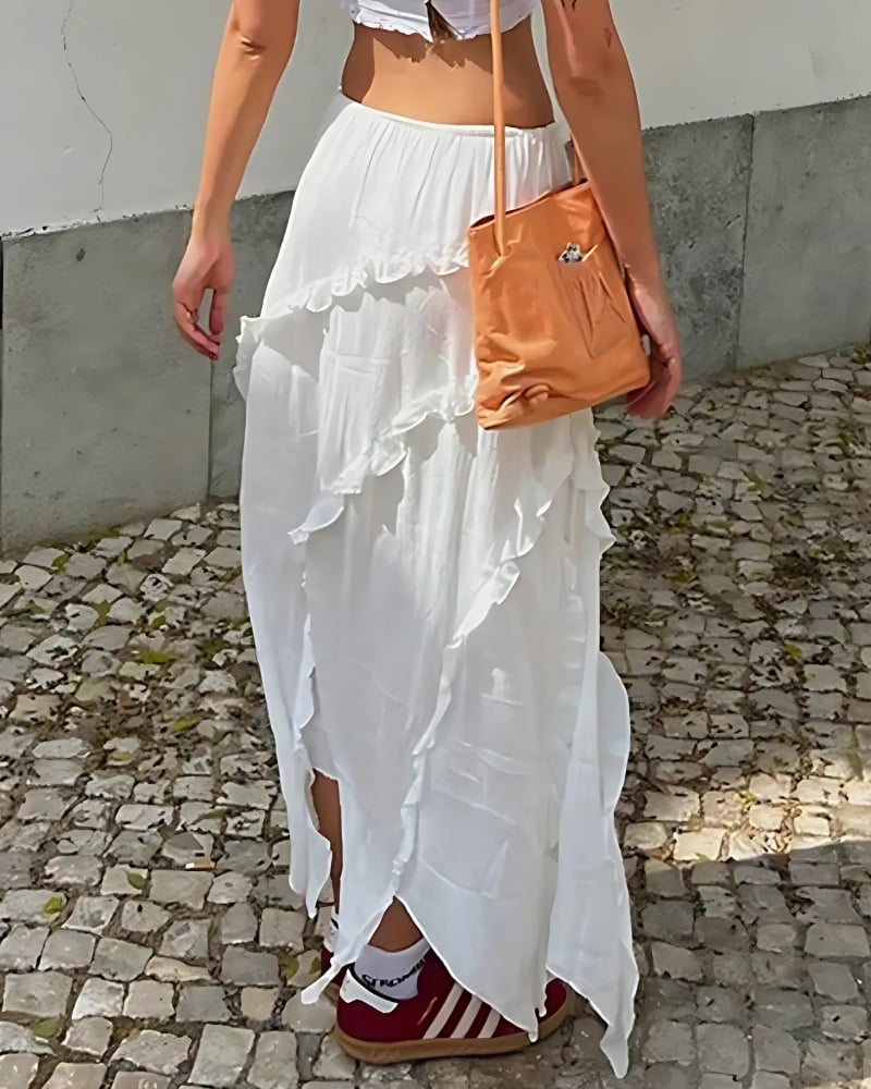 High Low Boho Skirt
