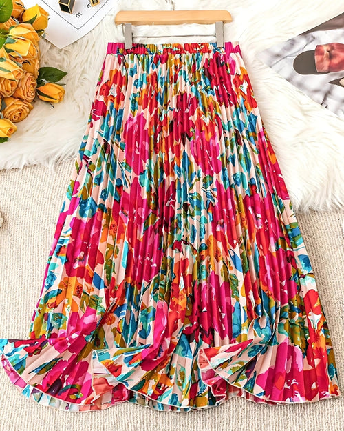 Boho Beach Maxi Skirt