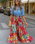 Boho Beach Maxi Skirt