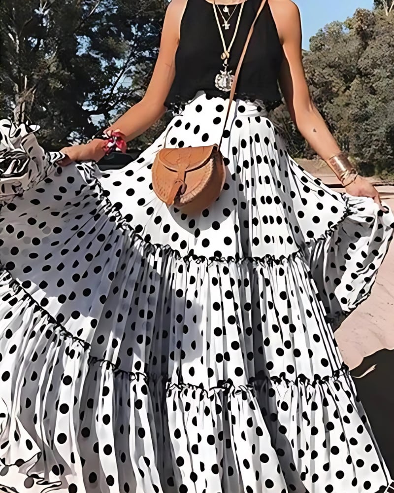 Summer Boho Maxi Skirt