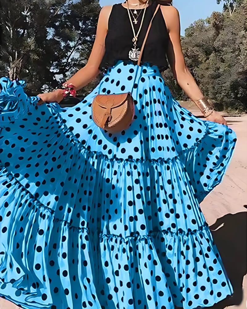Summer Boho Maxi Skirt