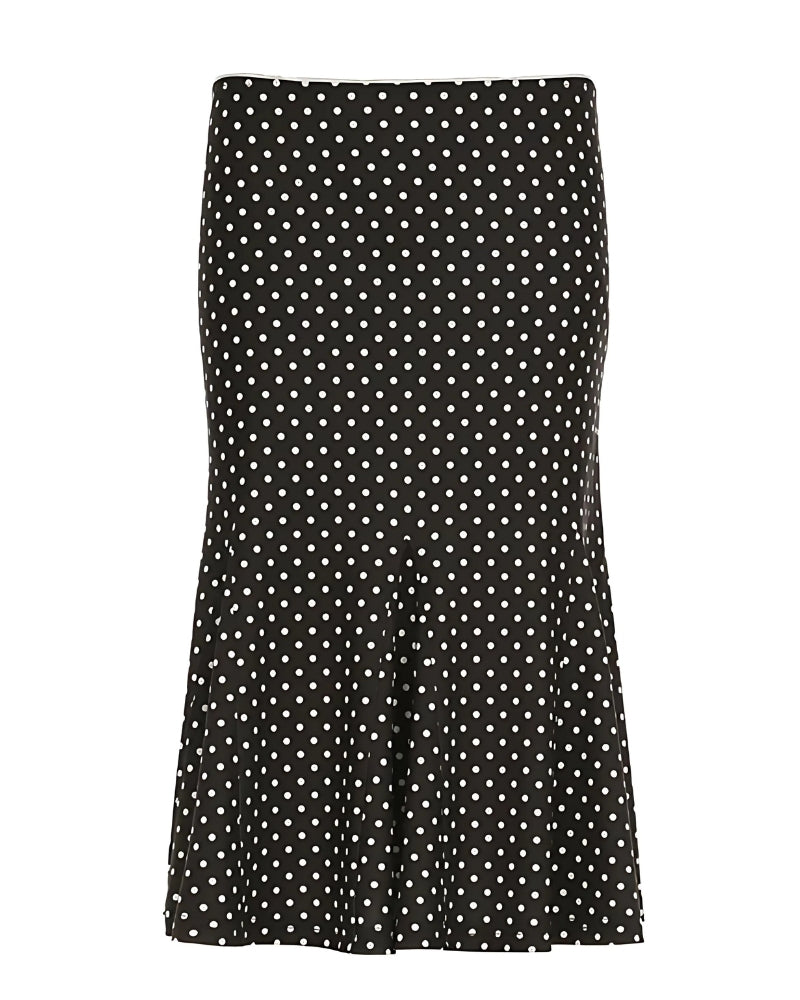 Black Boho Midi Skirt