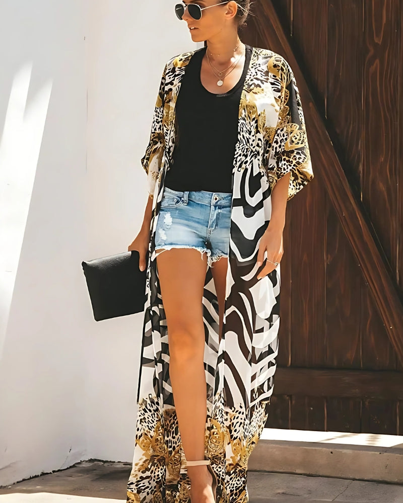 Long Kimono Beach Cover up