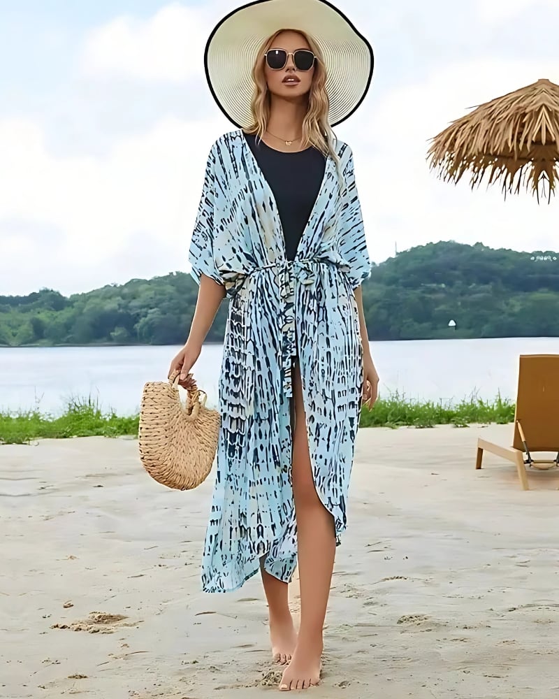 Long Boho Kimono