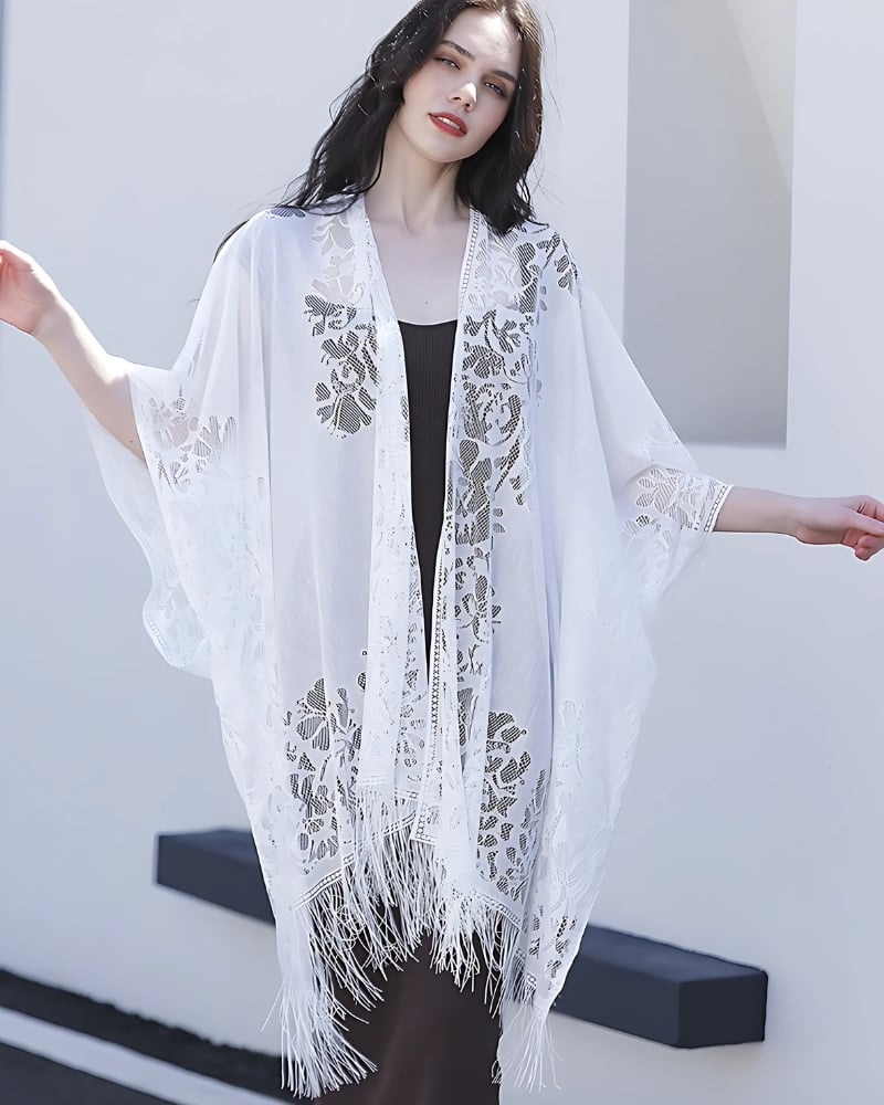 Short Kimono Black