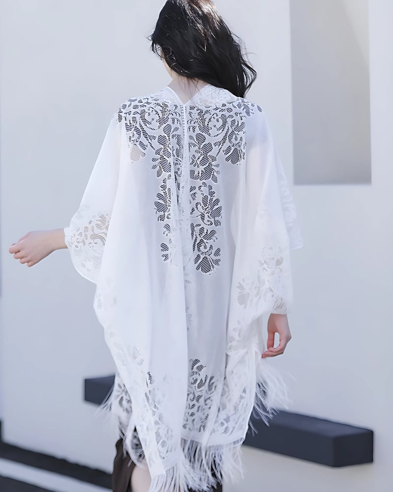 Short Kimono Black