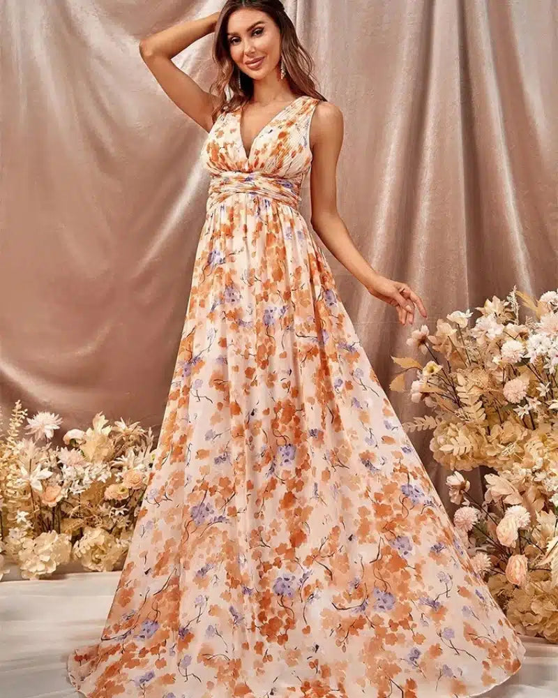Flowy Formal Wedding Guest Dress