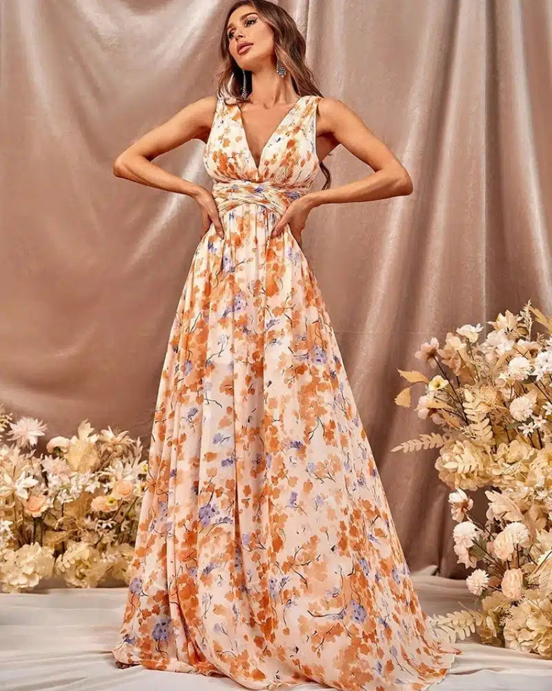Flowy Formal Wedding Guest Dress