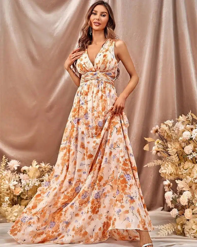 Flowy Formal Wedding Guest Dress