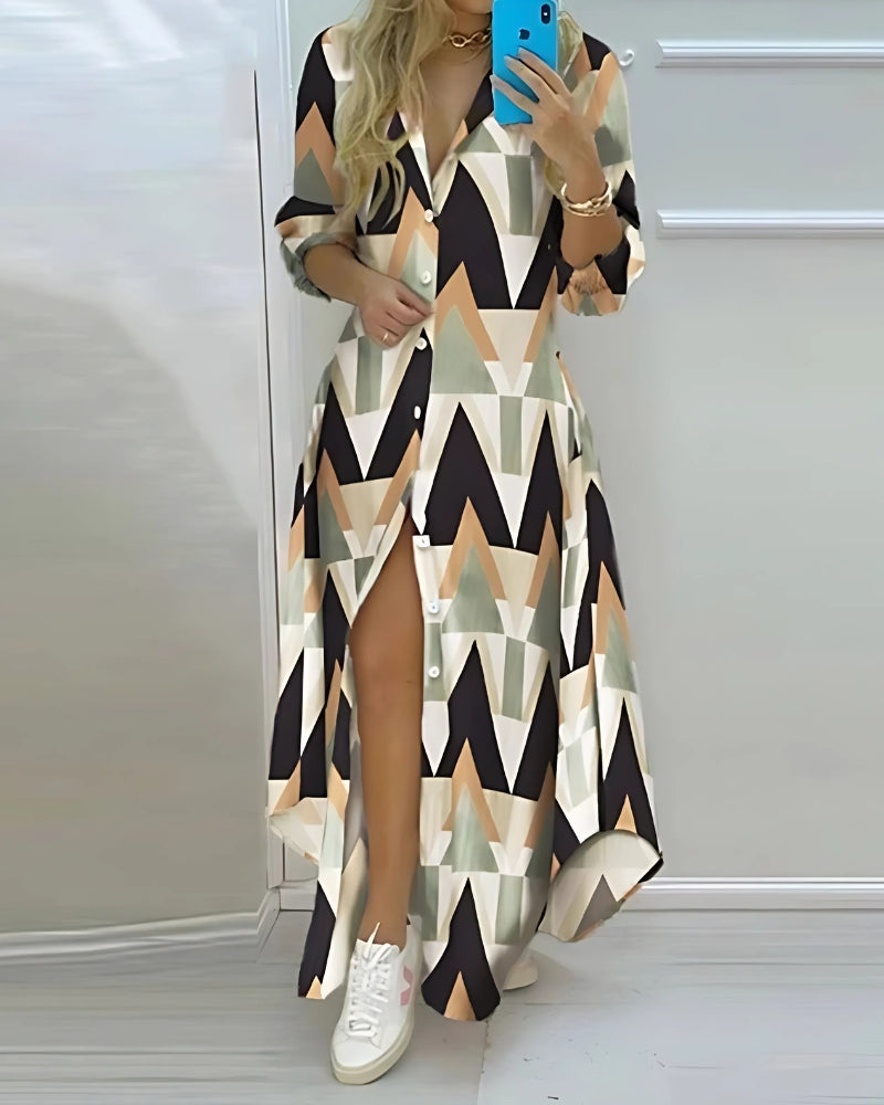 Boho Maternity Maxi Dress