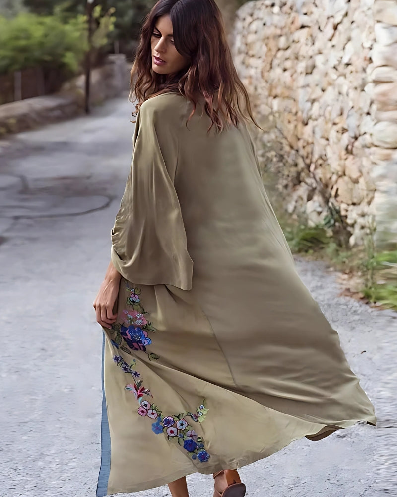 Embroidered Kimono