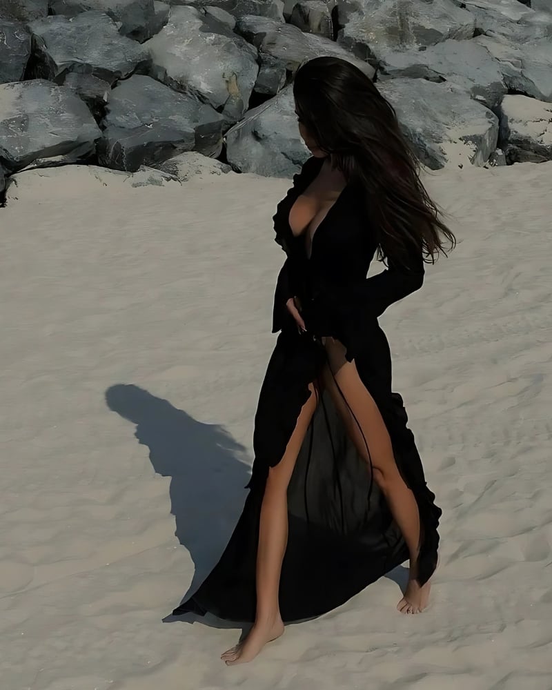 Ruffle Kimono