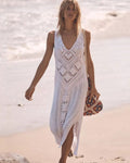 Black Crochet Beach Dress