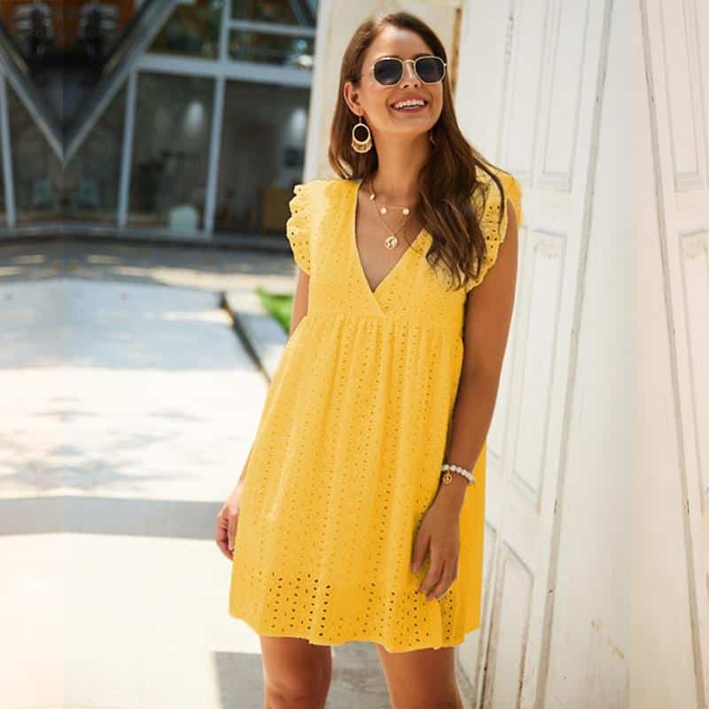 Cotton Boho Plus Size Dress