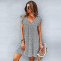 Bohemian Short Chiffon Dress