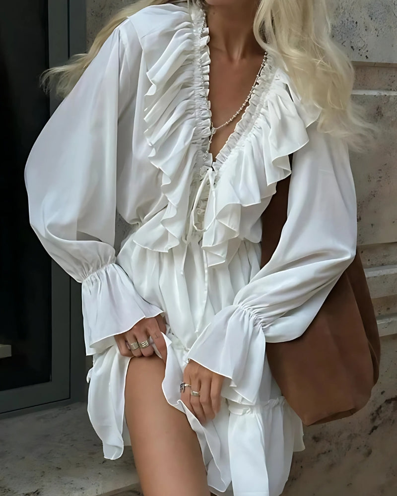 Boho Summer Dress White