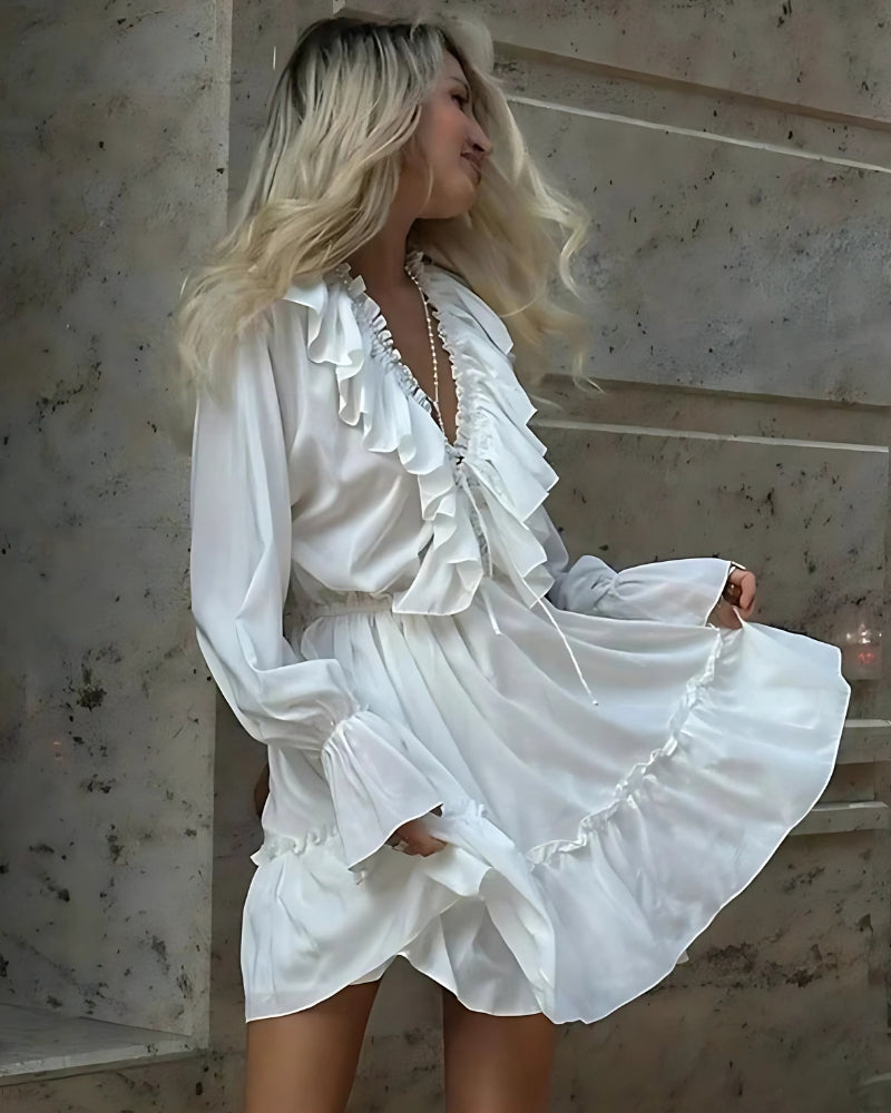 Boho Summer Dress White