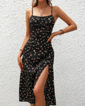 Black Boho Cocktail Dress
