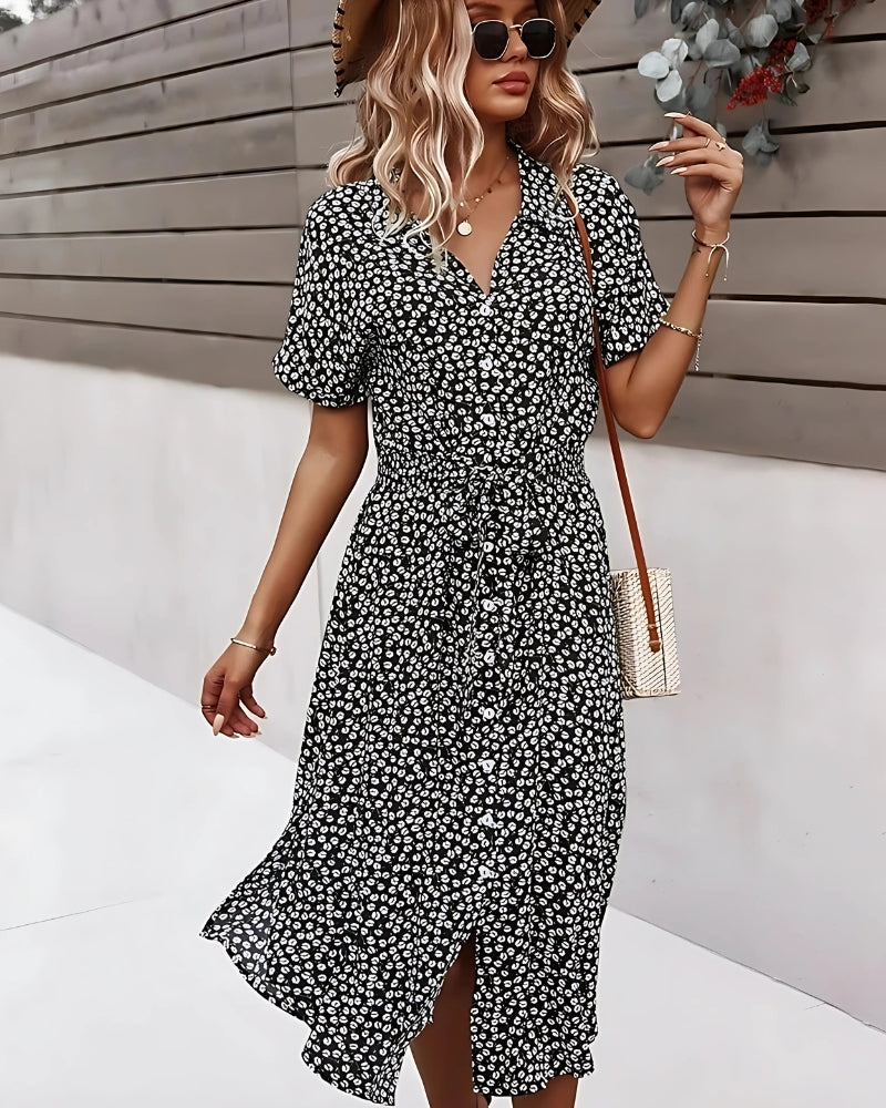 Flowy Floral Midi Dress