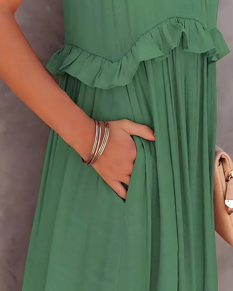 Boho Halter Maxi Dress