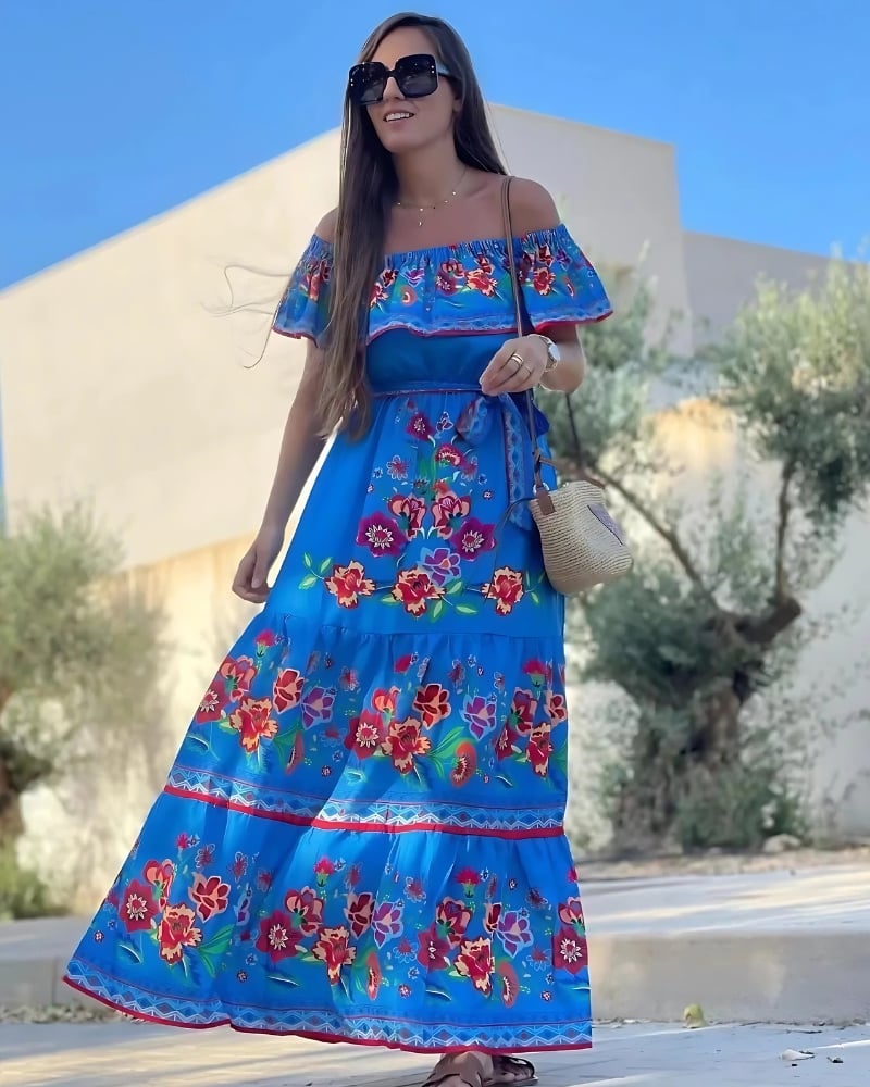 Ruffle Tiered Maxi Dress