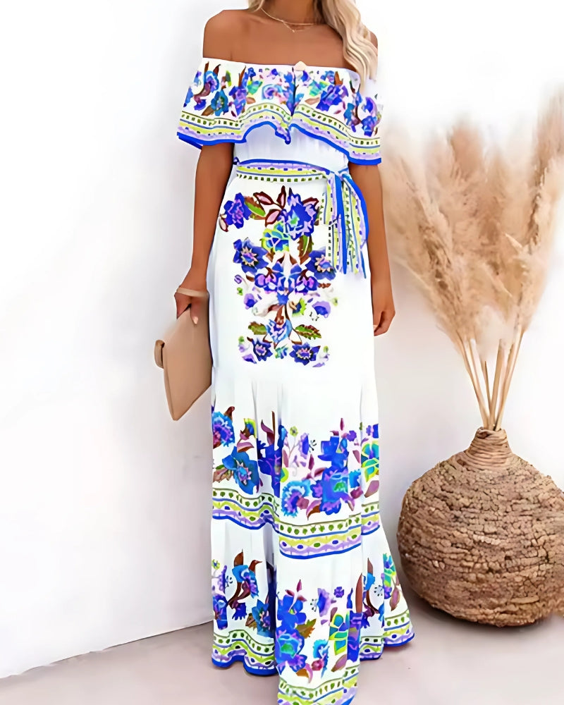 Ruffle Tiered Maxi Dress