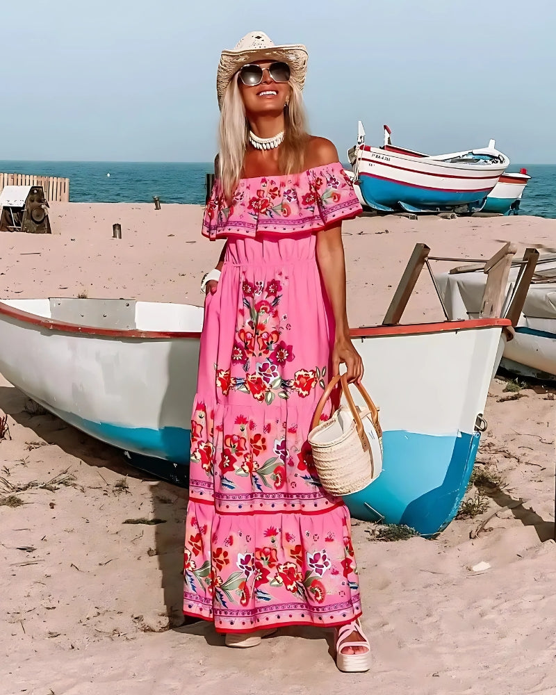 Ruffle Tiered Maxi Dress