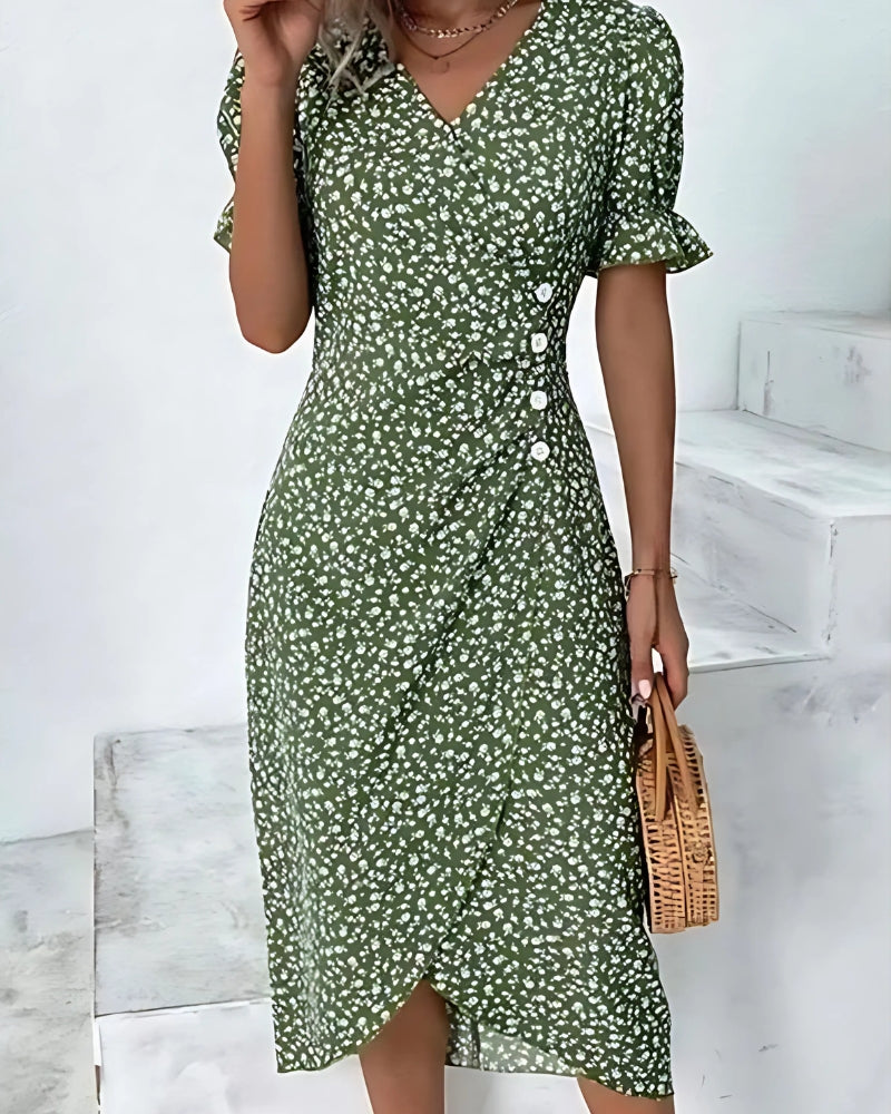 Casual Boho Midi Dress
