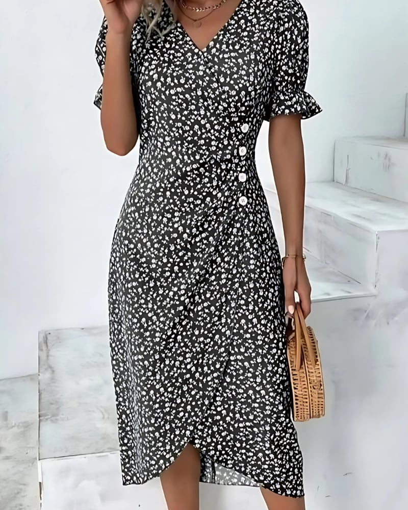 Casual Boho Midi Dress