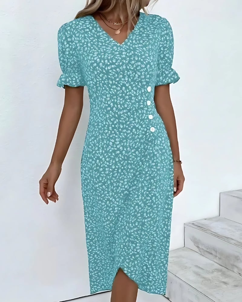 Casual Boho Midi Dress