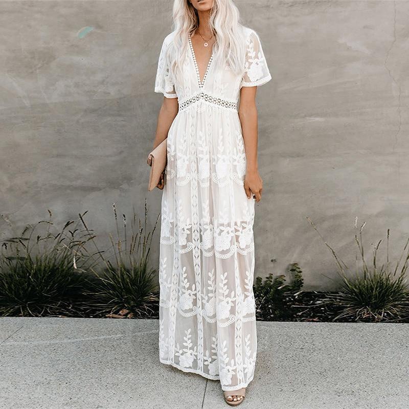 Flowy Maxi Dress for Wedding
