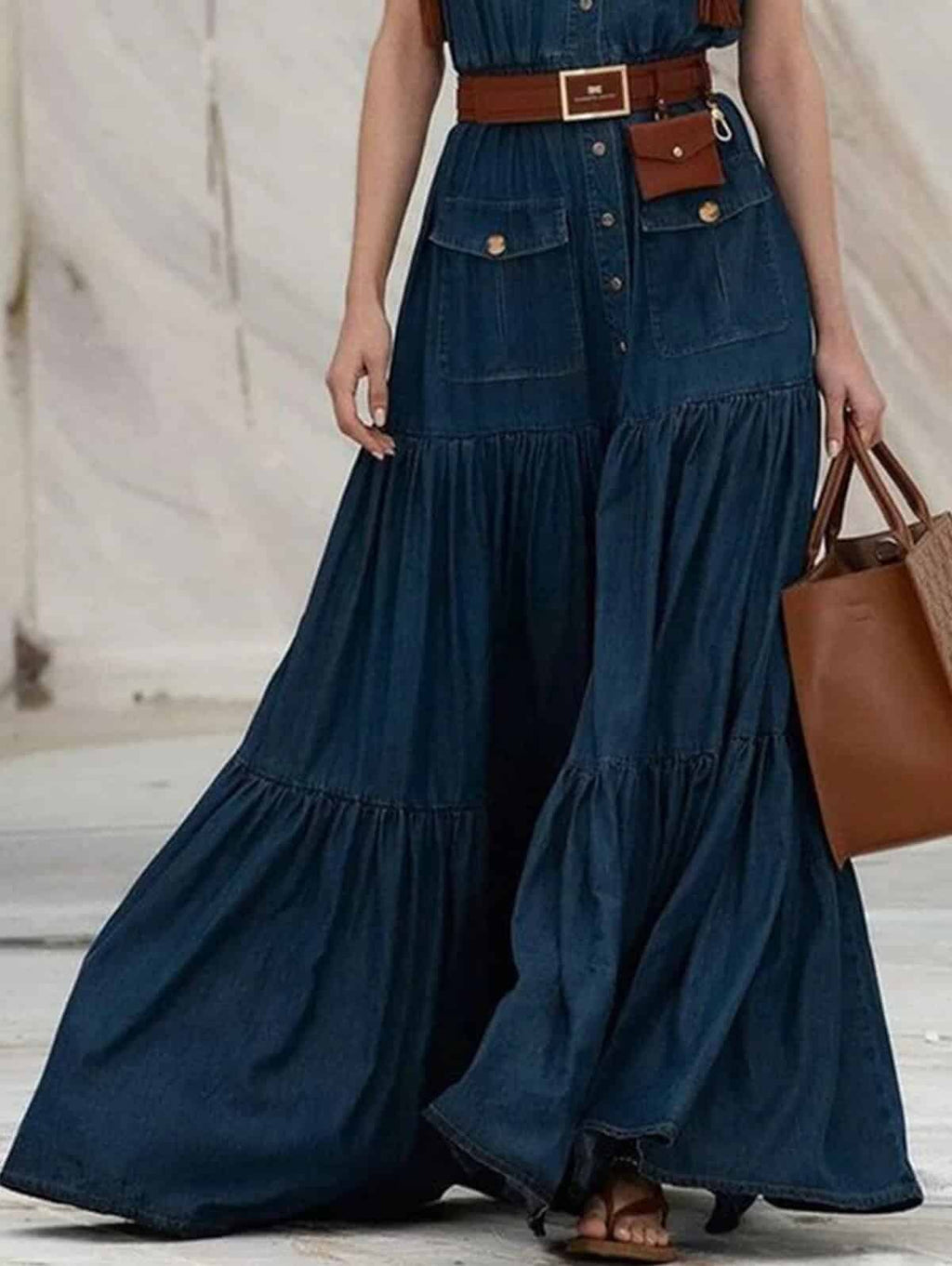 Flowy Western Dress