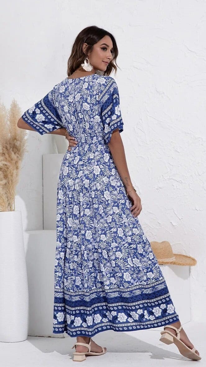 Yellow Flowy Maxi Dress