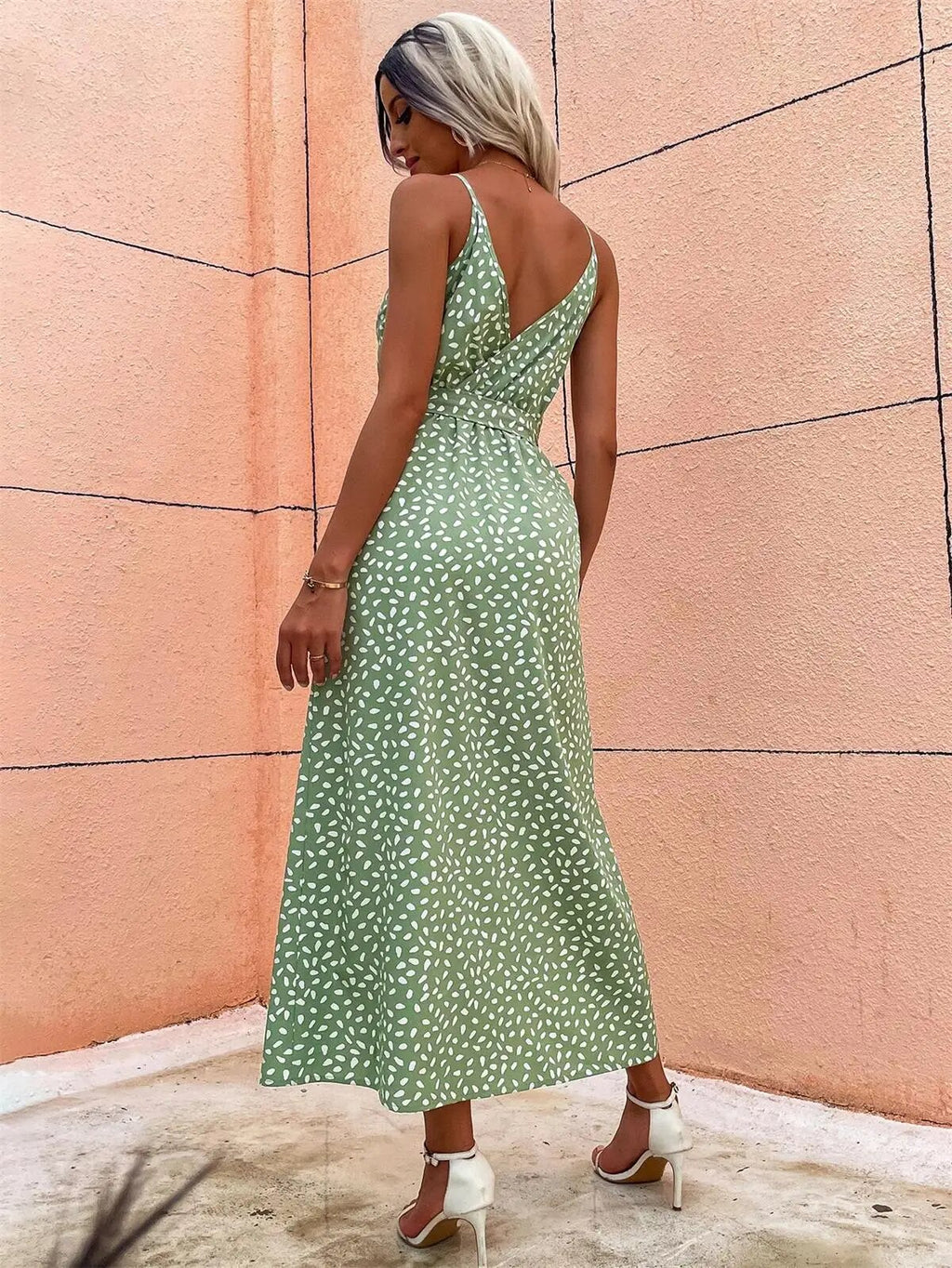 Bohemian Maxi Wrap Dress