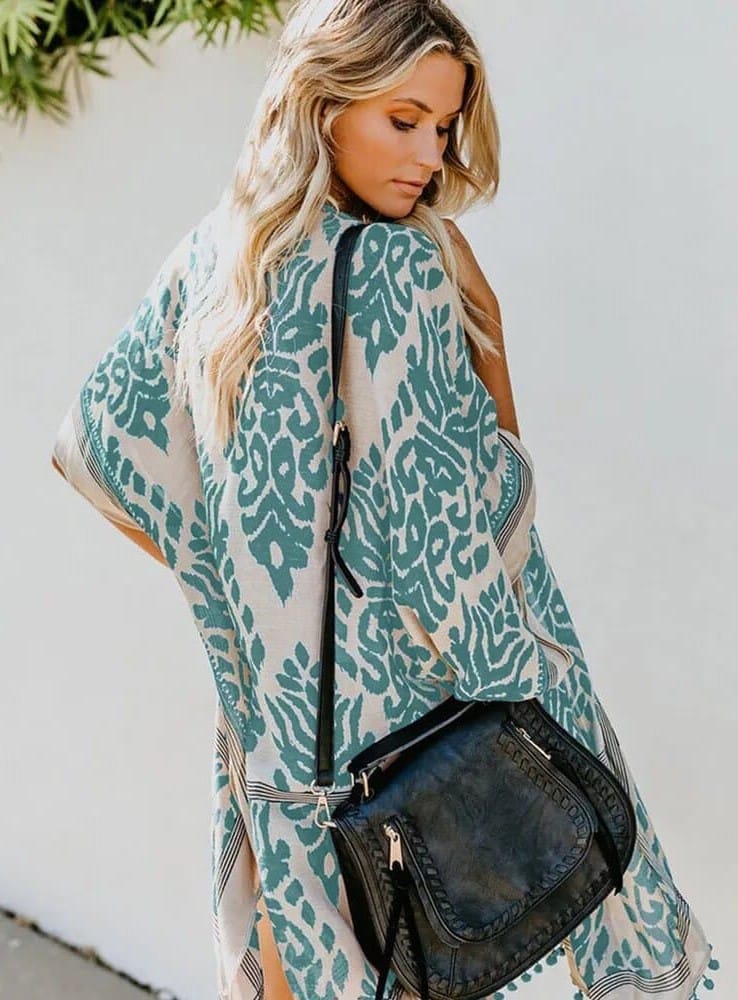 Blue Kimono Cardigan