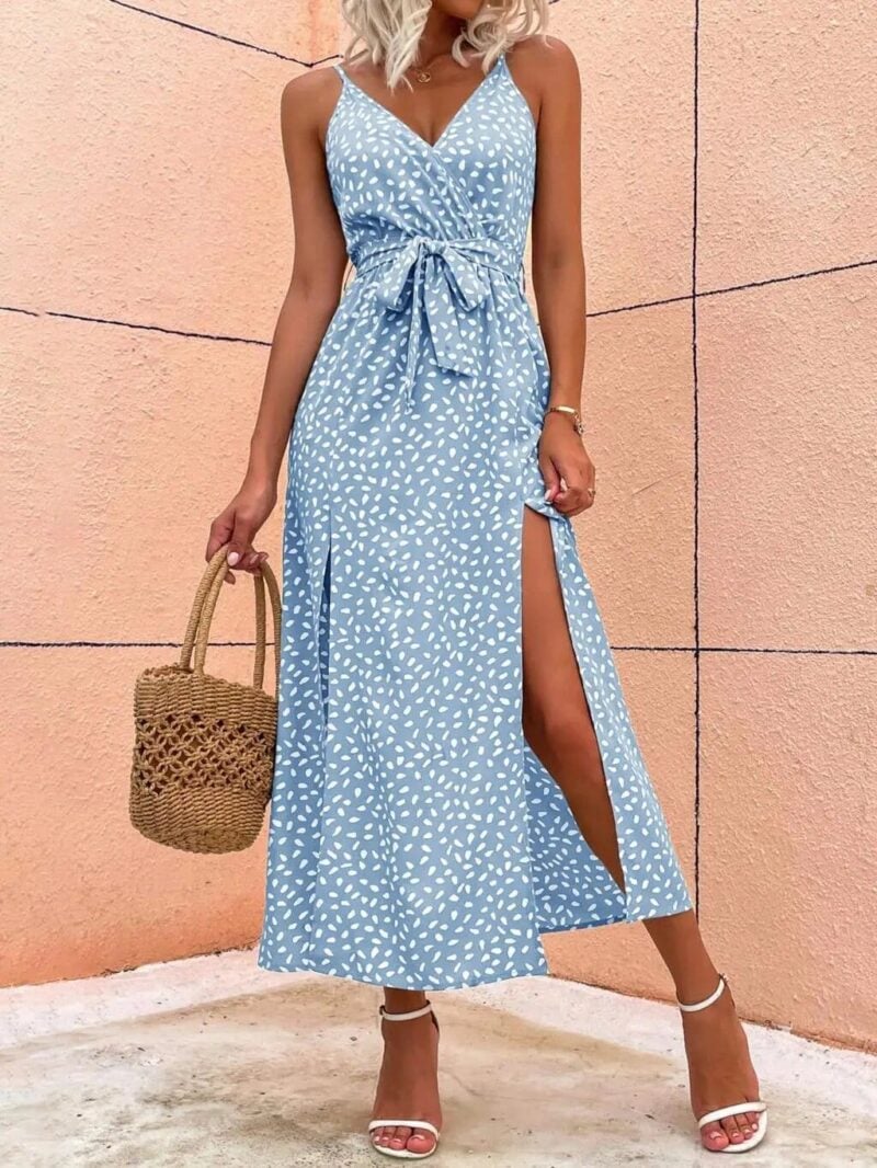 Bohemian Maxi Wrap Dress