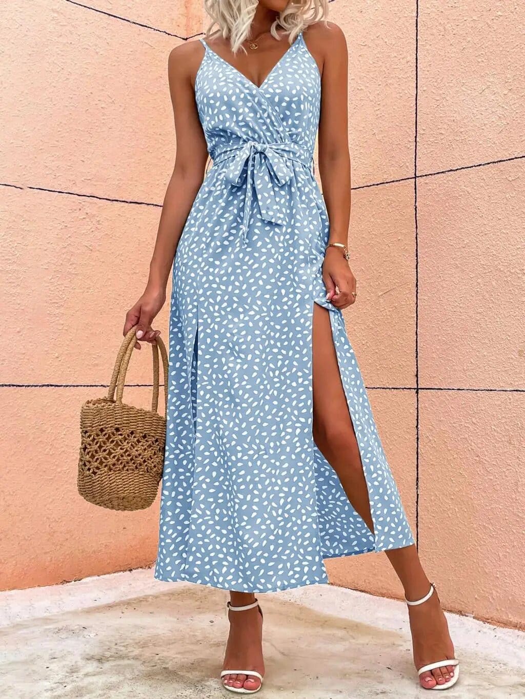 Bohemian Maxi Wrap Dress