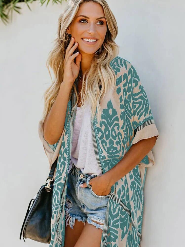 Blue Kimono Cardigan